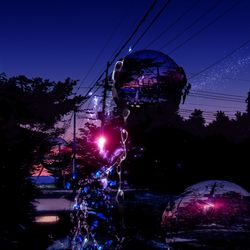 This is a pixiv picture whose title is 蛍を殺す村の景.