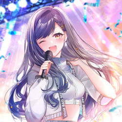 This is a pixiv picture whose title is 杏ちゃんお誕生日おめでとう！！🌟🎉.