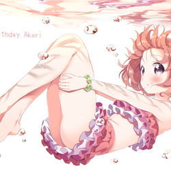This is a pixiv picture whose title is あかりちゃんおたんじょい！.