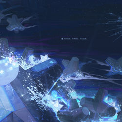 This is a pixiv picture whose title is 孤岛与繁星.