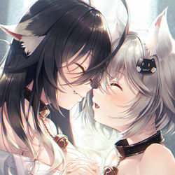 This is a pixiv picture whose title is お鼻であいさつ。.