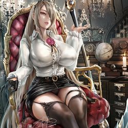 This is a pixiv picture whose title is Rita Rossweisse.