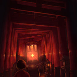 This is a pixiv picture whose title is 行キハ良イ良イ　帰リハ恐イ.
