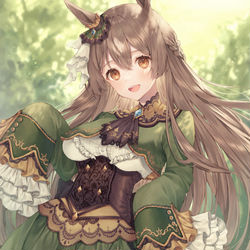 This is a pixiv picture whose title is サトノダイヤモンド.
