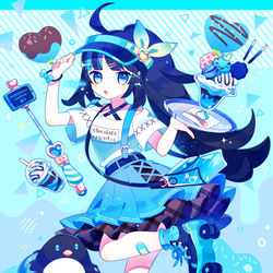 This is a pixiv picture whose title is チョコミント.