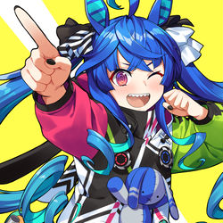 This is a pixiv picture whose title is ツインターボ師匠.