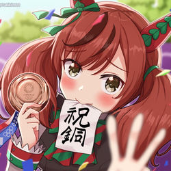 This is a pixiv picture whose title is 銅メダルの女神.