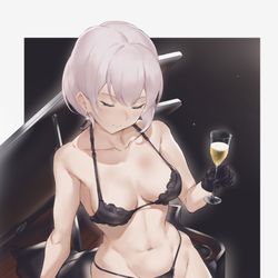 This is a pixiv picture whose title is 🍷👠.