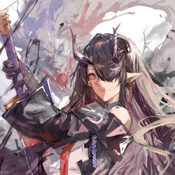 This is a pixiv picture whose title is Dusk.