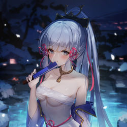 This is a pixiv picture whose title is 神里.