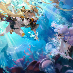 This is a pixiv picture whose title is 2遇.