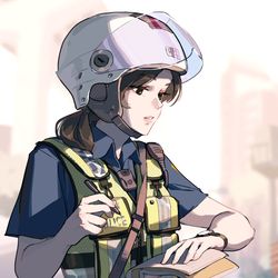 This is a pixiv picture whose title is 執勤.