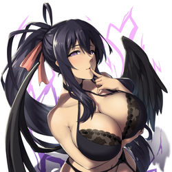 This is a pixiv picture whose title is 姫島 朱乃 [Himejima Akeno].