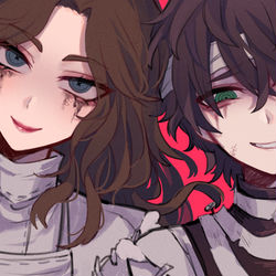 This is a pixiv picture whose title is エダとエミル.