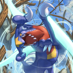 This is a pixiv picture whose title is ガブリアス.