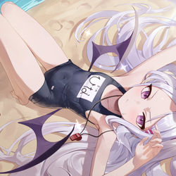This is a pixiv picture whose title is 水着ヒナ.