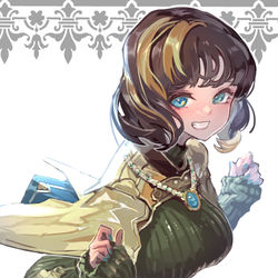 This is a pixiv picture whose title is 塗り練モブ子.
