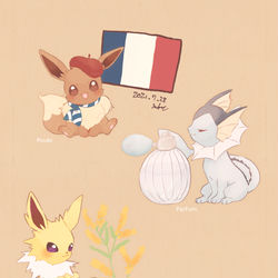 This is a pixiv picture whose title is おフランスブイズ.