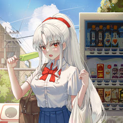 This is a pixiv picture whose title is JK.