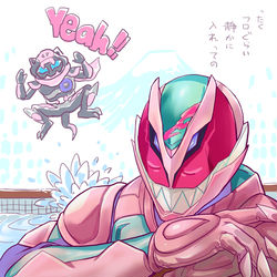 This is a pixiv picture whose title is 仮面ライダーリバイス.
