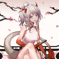 This is a pixiv picture whose title is NIAN.