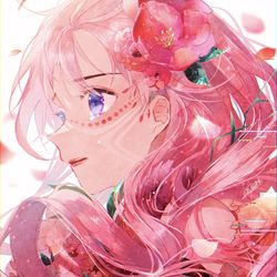 This is a pixiv picture whose title is Belle.