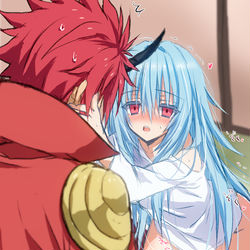 This is a pixiv picture whose title is ベニマルとラファエル様.