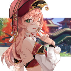 This is a pixiv picture whose title is Yanfei Birthday 2021.