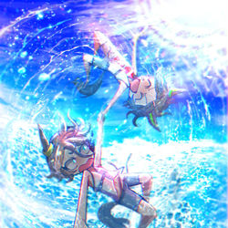 This is a pixiv picture whose title is Summer vacation.