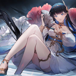 This is a pixiv picture whose title is 赛琳娜.
