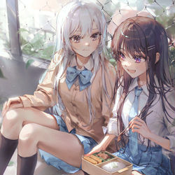 This is a pixiv picture whose title is JK.