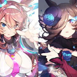 This is a pixiv picture whose title is 菊花賞.