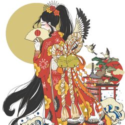 This is a pixiv picture whose title is ＼NIPPON／.