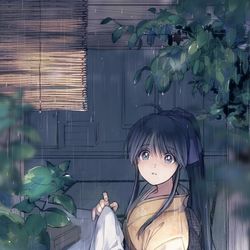 This is a pixiv picture whose title is 傘は持っていたかしら.