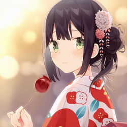This is a pixiv picture whose title is 夏の思い出.