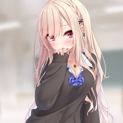This is a pixiv picture whose title is ふともも見せてくれる彼女.