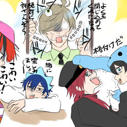 This is a pixiv picture whose title is エデン組初コラボ.