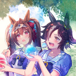 This is a pixiv picture whose title is 夏🍧.