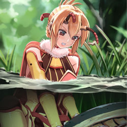 This is a pixiv picture whose title is ゲンゴロウ拘束.
