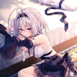 This is a pixiv picture whose title is 今日もお疲れさまでした、探偵様.