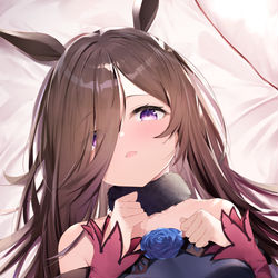 This is a pixiv picture whose title is ウマ娘　ライスシャワー.