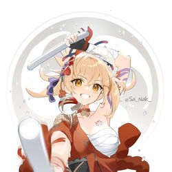This is a pixiv picture whose title is 宵宮 よいみや.