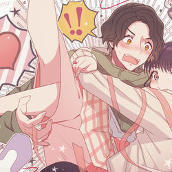 This is a pixiv picture whose title is ドルヲタ、推しと付き合うってよ.