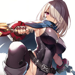 This is a pixiv picture whose title is ゴッドイーター3の女主人公がえろ可愛い.