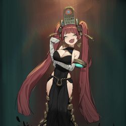 This is a pixiv picture whose title is ホルス.