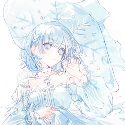 This is a pixiv picture whose title is 雪魔女.