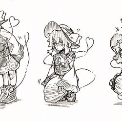 This is a pixiv picture whose title is 東方アナログまとめ54.
