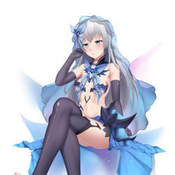 This is a pixiv picture whose title is 鳶一恶魔的小伤感.