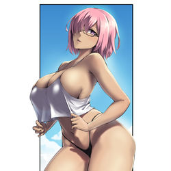 This is a pixiv picture whose title is マシュ・キリエライト [ mashu kyrielight].