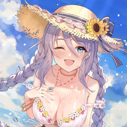This is a pixiv picture whose title is 水着シズル.